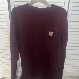 Carhartt Burgundy Pocket Tee